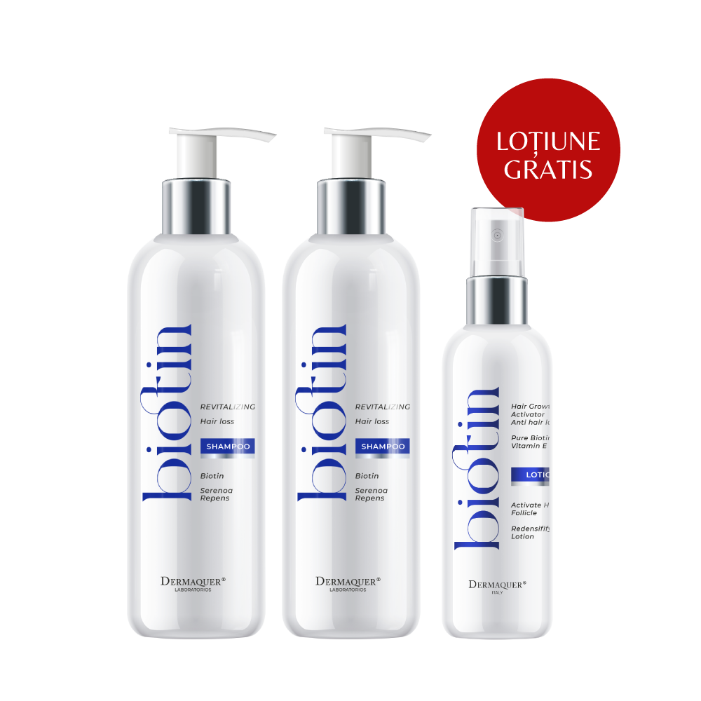 BIOTIN SAMPON X 2BUC + BIOTIN LOTIUNE CADOU