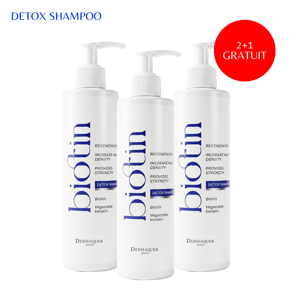 Sampon Detox Biotin 2+1 Gratuit